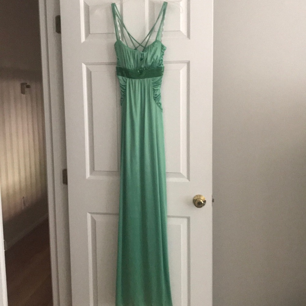 Green prom dress. Never been worn